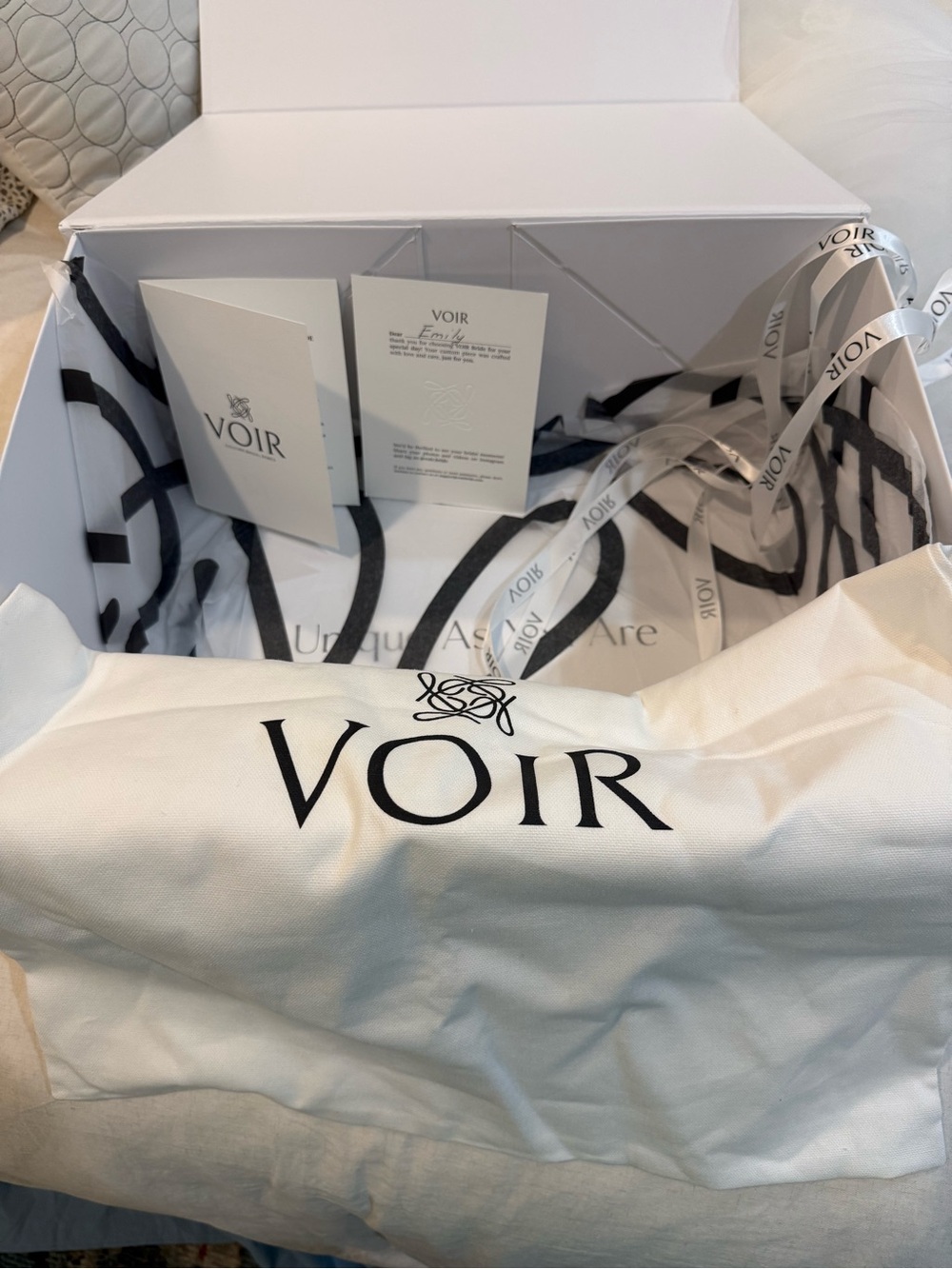 VOIR Victoria Bridal Getting Ready Robe - Picture 8 of 8